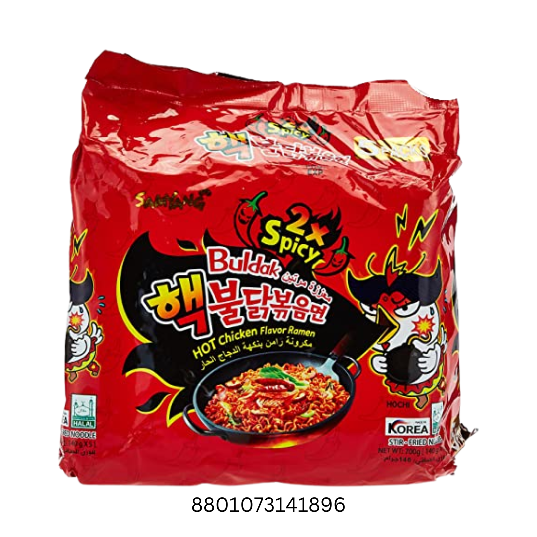 Samyang 2x Spicy Hot Chicken 8x5x140gm